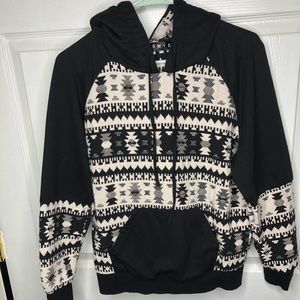SMYS hoodie Aztec pattern